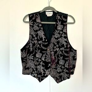 Sparkly Silver Vintage Vest